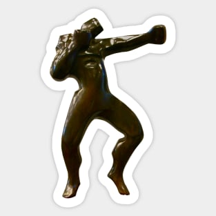 Boxer Sculpture / Swiss Artwork Photography Sticker